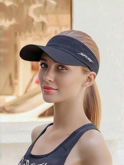 1pc Unisex Quick-Dry Sun Hat, Suitable For Outdoor, Running, Marathon, Tennis, Ideal For Autumn/Winter Daily Wear, Suitable For Halloween, Christmas Gifts