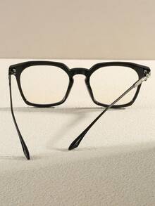 1 chiếc kính thời trang nam không cần độ, thiết kế hình chữ thập, lý tưởng cho buổi chụp ảnh tạp chí và trang phục hàng ngày - Trong sáng - Xem 8