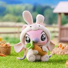 Caja ciega con el personaje Stitch en estilo tropical de MINISO, de PVC mate con accesorios de piña y coco, incluye soporte de exhibición y pegatinas coleccionables, ideal para decoración de escritorio y regalos festivos (1 pieza, entrega aleatoria) - Multicolor - Ver 3