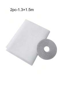 Insect Screen Window, Easy Install Self-Adhesive Mosquito Net Kit With Cuttable Mesh Curtains - Home Insect Repellent Screen Replacement Corners DIY Easy Install Self-Adhesive Mosquito Net Kit - Home Insect Screen Window Mesh With Replacement Corners, Other Material [Self-Adhesive Window Net White] 1 Roll, Window Screen Self-Adhesive, Adjustable Mesh Screens, Freely DIY Windows Net With Hook & Loop, Quick Installation, White, Keep Bugs Out