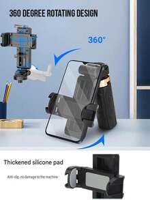 Pocketflex迷你三脚架，铝合金材质，360°灵活旋转自拍杆，一键开关，三合一手机三脚架，可伸缩手柄，可拆卸遥控器，口袋大小，终极旅行摄影装备