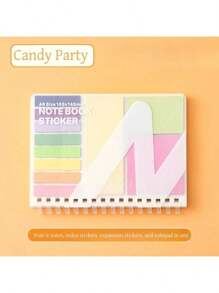 Imágenes de documentos Cuaderno con hojas, notas extendidas, múltiples combinaciones y funciones, adecuado para estudiantes, adhesivo resistente, muy conocido en Internet, hojas sueltas Cuaderno de expansión Notas adhesivas, para útiles escolares, de vuelta a la escuela