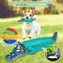 Dog Chew Toys For Aggressive Chewers - Indestructible Dog Toy To Reduce Pet Anxiety And Boredom For Small, Medium, Large Breed