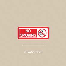 No Smoking Vinyl Stickers - Waterproof, Matte Finish, Durable Adhesive For Laptops, Cars, Walls, Phones & More - Red Prohibitory Sign With Cigarette Illustration