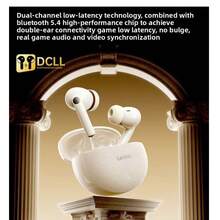 Lenovo EA230P True Wireless Bluetooth Earbuds, Bluetooth 5.4, Leather Design, Smart Call Noise Cancellation With Microphone, Long Battery Life, Suitable For Sports, Gaming And Office Use, In-Ear Headphones - one-size - View 7