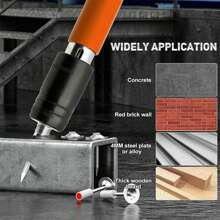 Manual Steel Nail 4 Gears Power Adjustable Wall Nail Guns,Concrete Nail Gun, Manual Steel Nail Gun,Wall Fastening Power Tools,Mini Nail Shooting Machine For Home DIY Woodworking Tool(No Nails) Tools