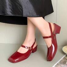 Women Pumps - Red - View 2