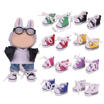 适用于拉布布娃娃鞋子系列。17厘米拉布布替换鞋，10厘米娃娃鞋，23厘米8关节娃娃鞋，娃娃服装配件
