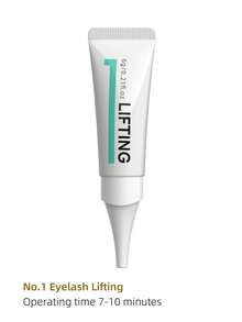 BLACKWINGS 3pcs Set: 6g Eyelash Perming Solution, Silicone Eyelash Curler, Eyelash Lift Rod, Makeup Beauty Tools, Reusable Eyelash Lift Pads - White - View 9