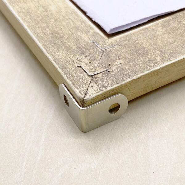 90 Degree Right Angle Corner Protectors, Metal Frame Fixing Brackets, Furniture & Home Decor Corner Supports