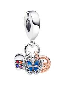 Disney 1 Pieza de Colgante de Cuenta de Plata de Ley 925, Adecuado para Pulsera DI.Y Original, Regalo de Joyería de Moda para Cumpleaños o Compromiso de Mujer, Modelo de Caliente