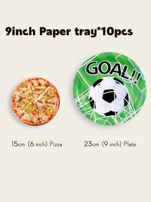 69/10 Piece World Cup Soccer Party Tableware Set - 7/9 Inch Plates, 9 Oz Cups And Napkins | Serves 16 Guests For Match Watching, Birthday Picnics, Celebration Decor - Multicolor - View 19