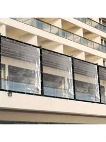 Telo impermeabile trasparente in PVC, telo da tenda, copertura per piante invernali, serra. Telo impermeabile, telo in plastica trasparente, antipolvere, antpioggia, resistente ai raggi UV per coperture da giardino. Adatto per ripari pioggia resistenti su terrazze, verande, giardini, pollai e campeggio. Protezione durevole da pioggia e sole, tenda da sole impermeabile per esterno, caldo e antivento, adatto per uso esterno in inverno.