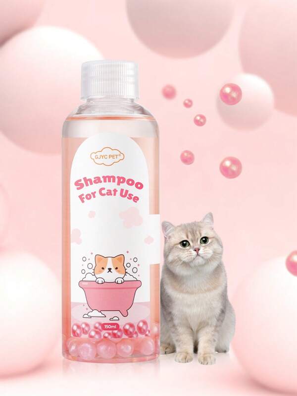 GJYC PET Cat Colognes Shampoo – Pflegezubehör Für Weiches Und Glänzendes Fell – Klassischer Frischer Duft, Lang Anhaltender Duft – 5,07 Flüssigunzen