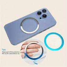10pcs Circular Magnetic Sticker Plates, Metal Sheets For Magnetic Car Phone Holder, Phone Magnetic Ring
