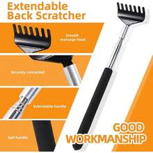 YEZY Massager 20 Fingers Scratcher Scalp Massager, Back Scratcher, Stocking Stuffers Scalp Massage Back Massage 2 Pack (Silvery) - 銀色 - 查看 7