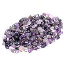 400g Purple Amethyst Crushed Stone,Crystal Quartz Pebbles, Asymmetrical Shaped Decorative Chips, Crushed Gravel Rocks For Vase Filler, Aquarium, Home Decoration, Vases Plants, Succulents And Cactus,Festival Gift
