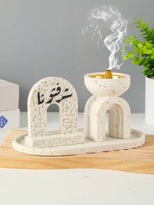 مجموعة واحدة من الشعلة البخور والزينة الزخرفية. حامل البخر، الحرق البرك، فروج المنزل، ديكور المنزل. إنه مناسب لتزيين المنزل والنوم وغرف المعيشة (As قطعة مركزية ديكور)، المكاتب، Yogaues، والحفلات، - At an elegant Atm. يمكن استخدامه أيضًا لتزين المعبد. هذا الإحراق أو الإشعال.