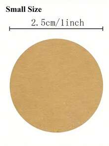 500张/1卷，1000张/2卷 牛皮纸圆形不干胶标签纸 商品分类 名称 贴纸标签