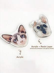 Custom Pet Fridge Magnet - Personalized Dog Or Cat Face Refrigerator Magnet, Kitchen Decor, Pet Lover Gift, Unique Home Decoration, Best Gift For Kids