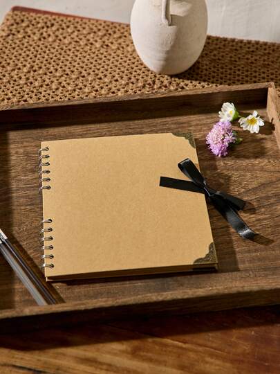 Cirelle 1 件卡其色剪贴簿相册，20 X 20 厘米，30 张/60 页空白棕色纸，DIY 剪贴簿，精装相册，牛皮纸备忘录，旅行，生日礼物和节日礼物毕业，返校使用，宿舍必需品