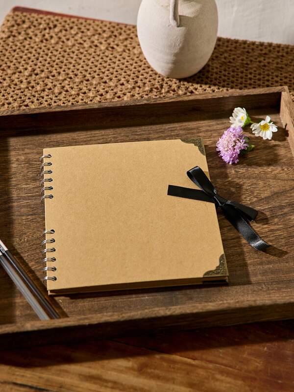 Cirelle 1 件卡其色剪贴簿相册，20 X 20 厘米，30 张/60 页空白棕色纸，DIY 剪贴簿，精装相册，牛皮纸备忘录，旅行，生日礼物和节日礼物毕业，返校使用，宿舍必需品