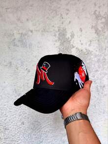 Gorra exclusiva 31 mago hasta magic club Crystal colección materiales alta calidad premium con brillos seda satín hatsdandy hip hop  diseño limitado - Rosa - Ver 3