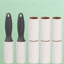 3/4/8pcs Random Color Sticky Lint Roller, Portable Pet Hair Remover, Reusable Lint Brush Cleaner - Multicolor - View 7