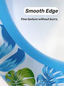 1pc Flamingo Pattern Oversized Thickened Swimming Ring With Handles, Adult Size, Anti-Rollover, Beginners Water Inflatable Floats Toy - Multicolor - View 9