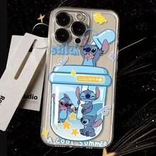 Disney Series, Creative Cute Stitch Cartoon Phone Case For IPhone 16 Pro Max 15 Pro/14 Pro/13 Pro/12/11/11 Pro Max/7/8/Mini 12/Mini 13/16 E Perfect Holiday And Birthday Gift For Boys, Girls, Fashionable Choice - Mixed Color 1 - View 3