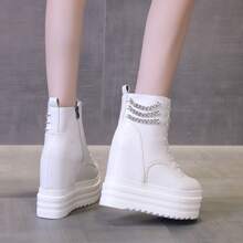 Women Equestrian Boots - 黑色 - 查看 8