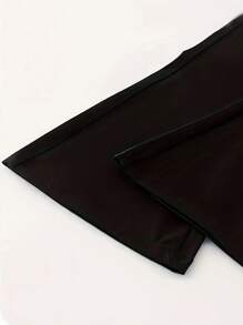 Pantalones de niña de 3 a 10 años, pantalones negros versátiles, pantalones acampanados, pantalones de yoga, de alta elasticidad y elegantes