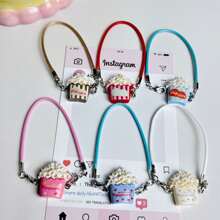 1pc (Excluding Dolls): New Dollhouse Mini Model Popcorn Tree Accessory Bag Doll Pendant Canvas Popcorn Pendant Halloween Gift Christmas Gift