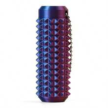 Spiky Grippie Stim Keychain - Finger Massage Stress Relief Keychain - Multicolor - View 5