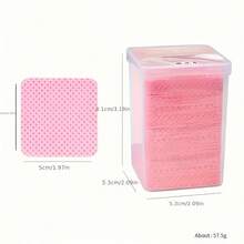 200pcs Lint-Free Nail Wipes - Professional Nail Polish Remover Pads, Unscented, UV Gel Cleansing Tissues For Manicure Prep And Finish