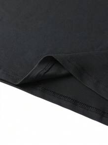 Men's V-Neck Short Sleeve Letter Print Casual T-Shirt