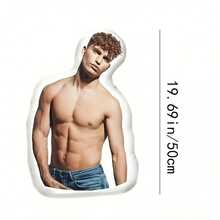 1pc Custom 3D Printed Photo Pillow, 100% Polyester Cover, 100% Polypropylene Filling, Hand Washable, Multipurpose, Digital Printing In Various Sizes - Ideal For Christmas And Halloween Gifts, Custom Human Shaped Pillow, Unique Personalized Face Design Suitable For Birthday, Holiday, Anniversary, Home Decor, Living Room, Bedroom, Valentine's Day, Wedding Decor, Halloween, Christmas, Thanksgiving, Reusable, Ornamental, Exquisite, Adorable, Cute, Funny, Custom, Personalized, Customized, For Anniversaries, For Birthdays, Teenager Dolls & Stuffed Collections,Machine Washable, Digital Printing - Multicolor - View 15