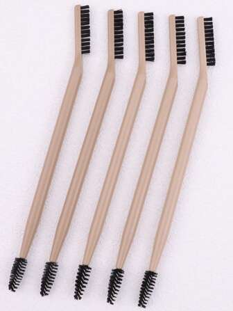 1pc Dual-Ended Makeup Brush, Spiral Eyebrow Brush & Lash Comb, Grooming Tool For Defined Brows, Portable Beauty Makeup Brush,Eyebrow Brush,Eyeshadow Brush,Spoolie,Spoolie Brush