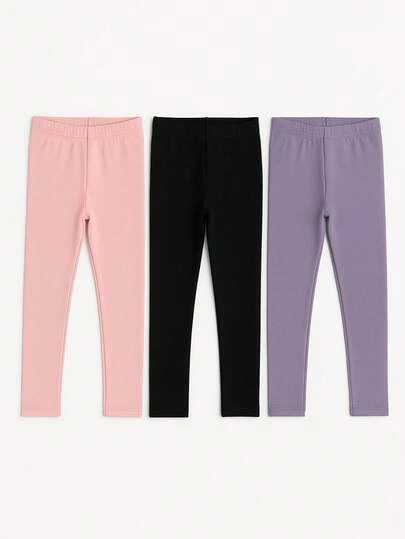 Kit com 3 LEGGING leg infantil juvenil agasalho uniforme LISAS