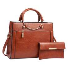 Women Top Handle Bags - 粉色 - 查看 3