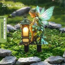 قطعة حديقة خضراء جديدة 2D، ديكور مخطط للخارج ، مع حديقة غابة أكريليك، مناسبة لمختلف المناسبات