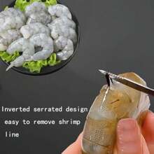 2 PCS Shrimp Deveiner Tool And Shrimp Peeler,Stainless Shrimp Knife ShrimpThread Knife Shrimp Deveining Tool,Easy To Use Shrimp Deveiner