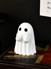 Süße weiße Geister & schwarze Geister Party Dekorationen, Schreibtisch Dekoration, geeignet für Halloween, Partys und Feiertags-Dekorationen Heim-Dekoration Halloween Dekoration Raum Dekoration Herbst Dekoration