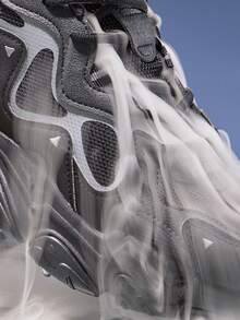 CAMEL CROWN 男士运动鞋，多功能厚底休闲鞋，透气运动鞋，跑步鞋 - 黑白 - 查看 4