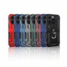 Kit protector de teléfonos, COMBO Funda de uso rudo + mica de vidrio compatible con MOT, SAM, HONOR, XM, ZTE y VIVO - Azul - Ver 5