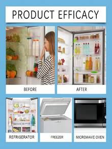 Refrigerator Deodorizer Box, Home Fridge & Freezer Odor Eliminator, Refrigerator Cleaning Agent