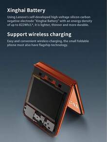 Lenovo Moto Razr 50 Fifth-Generation Folding Screen Mobile Phone 3.6-Inch Large External Screen IPX8 Water Resistance 600,000 Folding Certification Dual SIM Dual Standby Screen Refresh Rate 120Hz 4200mAh Large Battery 5G AI Mobile Phone 8 256GB - Moon Velvet Black - View 9