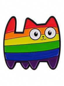 Cute Animal Rainbow Cat Enamel Pin LGBT Gay Brooches For Men Lapel Pins Badges On Backpack Gay Accessories Jewelry Gifts - Multicolor - View 10