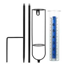 Pluviómetro a prueba de congelación, mejor clasificado para exteriores. Pluviómetros para el patio con estaca, números grandes y claros y altura ajustable - Medidor de lluvia decorativo para el jardín, terraza y césped - Multicolor - Ver 3