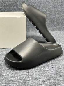 Men's Thick Sole Anti-Slip Durable Slippers, Indoor/Outdoor, Home, Bathroom, Sports, Plus Size